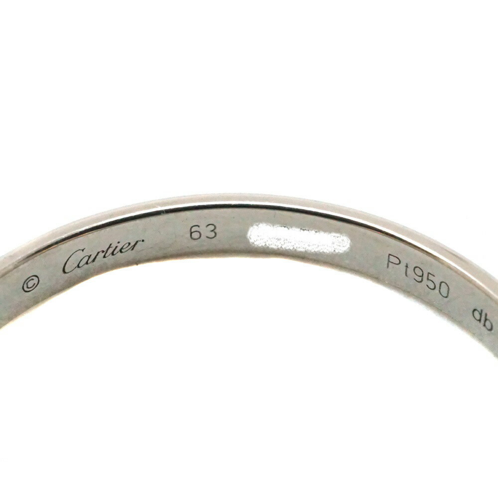Cartier Simple Wedding Ring Platinum - Picture 4 of 4